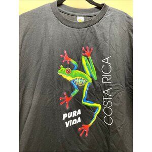 Vintage 90s Costa Rica Frog T-Shirt Size XXL Pura Vida NWOT